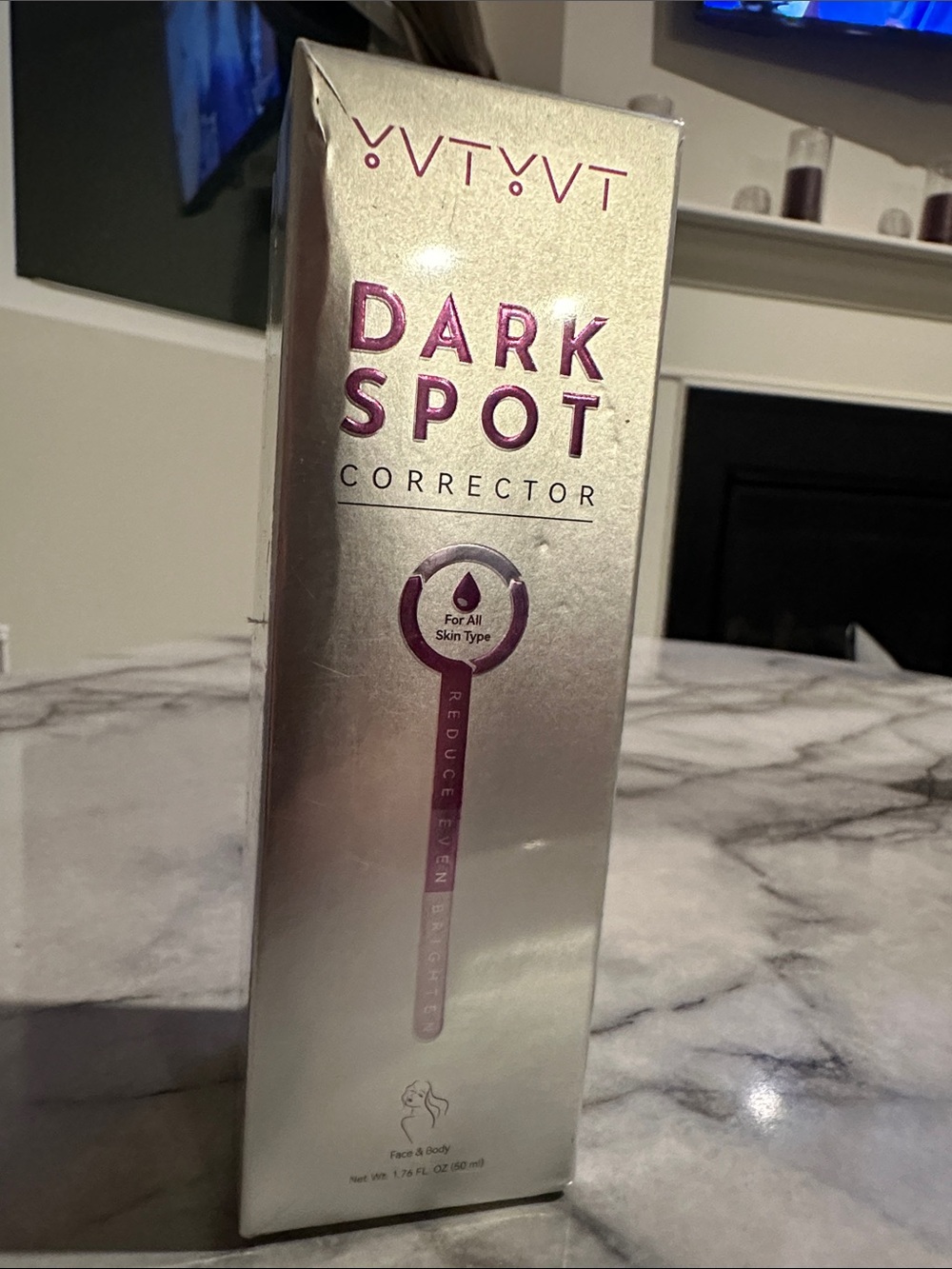 VTVVT Dark Spot Corrector - Silver & Purple Packaging